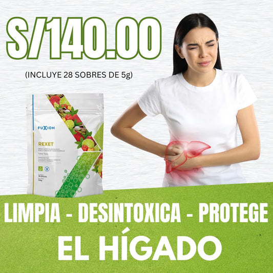 REXET PARA ELIMINAR TU HIGADO GRASO